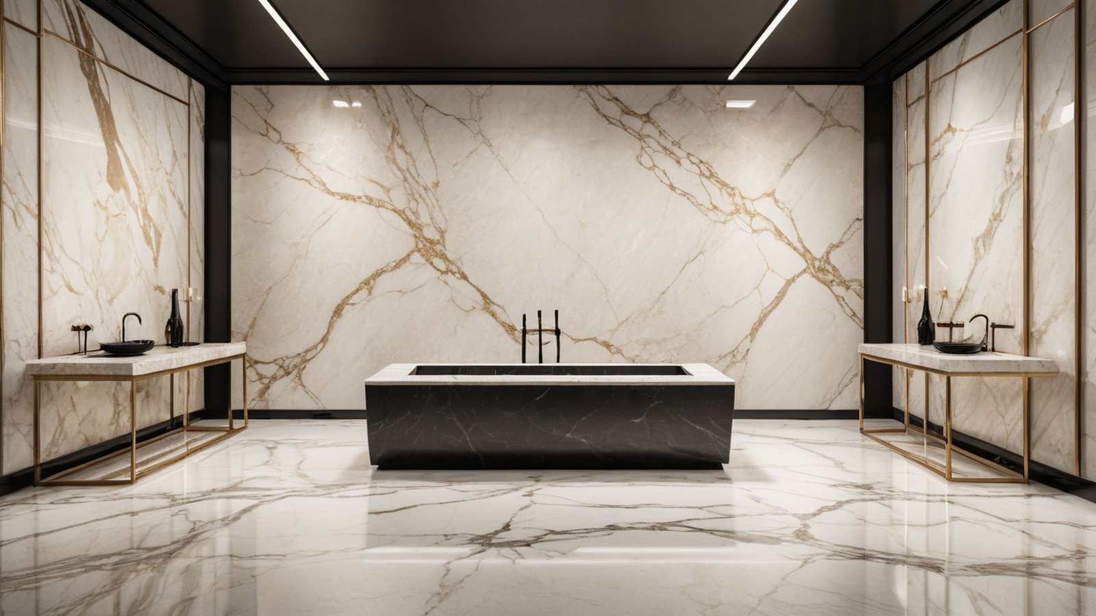 Curated natural stone presented as architectural art